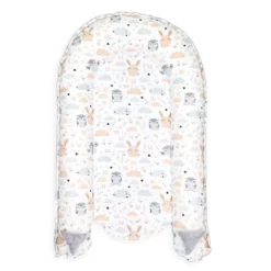 Babynestchen Set Neugeborene 90x50 Cm Minky - Kuschelnest Baby Nestchen 5-teilig Kokon Eule Hellgrau -Barbie Store cc4ea58c1f3a33bc5468bef868eef270