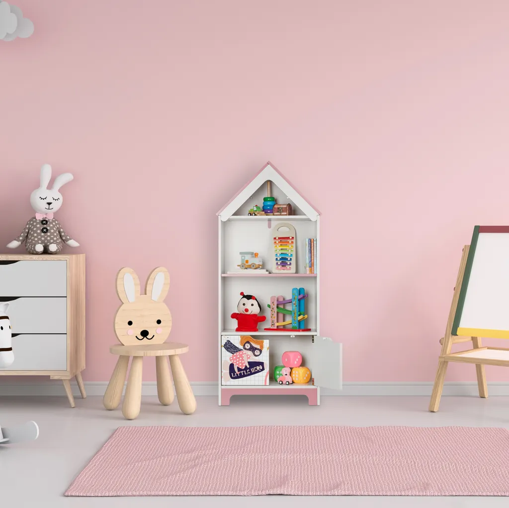 Relaxdays Kinderregal Heldin Mit Türen 4 Relaxdays Kinderregal Heldin Mit Türen – Bild 2