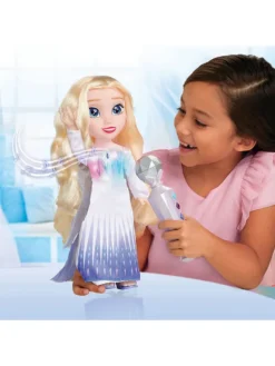 Disney Jakks Pacific Spielwaren Die Eiskönigin 2 - Sing Mit Mir" Elsa Puppe 35 Cm, Inkl. Mikrofon Licht Und Sound Stehpuppen Puppen Großpuppen" -Barbie Store cdde87c752085b6f9a2612e2b77bc76c