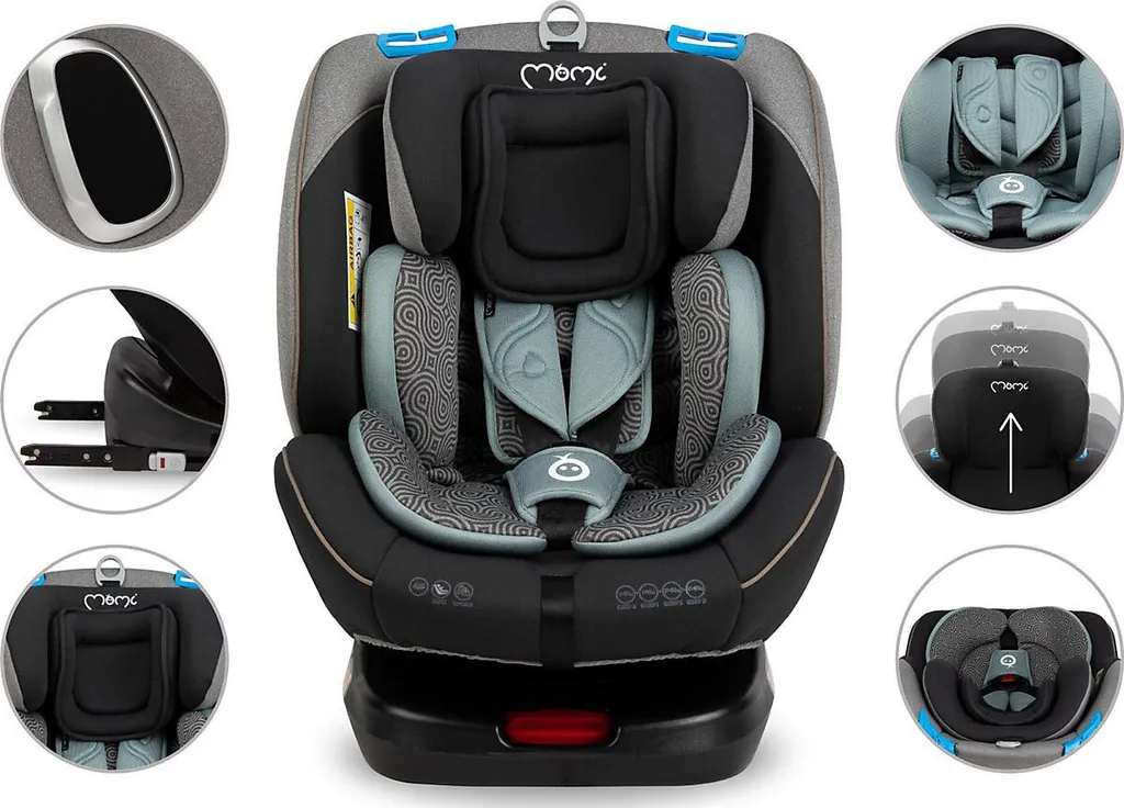 MoMi Baby Autositz TORDI 360 Türkis Kindersitze Autositze 1/2/3 17 MoMi Baby Autositz TORDI 360 Türkis Kindersitze Autositze 1/2/3 – Bild 15
