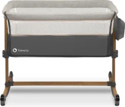 Lionelo Leonie 3in1 Kinderbett Babybett Beistellbett Wiege Zustellbett Matratze Grau -Barbie Store cea8296669ab63b5cdd1ff10e2c777d7