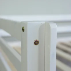 Homestyle4u 2254, Kinder Hochbett 90x200 Cm Mit Lattenrost Rutsche Leiter, Etagenbett Spielbett Weiß Holz Kiefer -Barbie Store cf2496f0f3e1d9004291ccacd087d08d 2