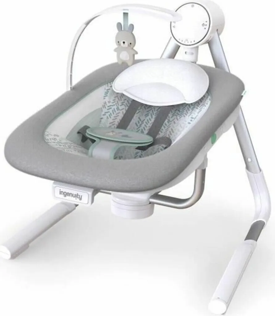 Ingenuity Baby Tragbare Schaukel AnyWay Sway PowerAdapt Dual-Direction, Spruce Babyschaukeln Wippen 16 Ingenuity Baby Tragbare Schaukel AnyWay Sway PowerAdapt Dual-Direction, Spruce Babyschaukeln Wippen – Bild 14