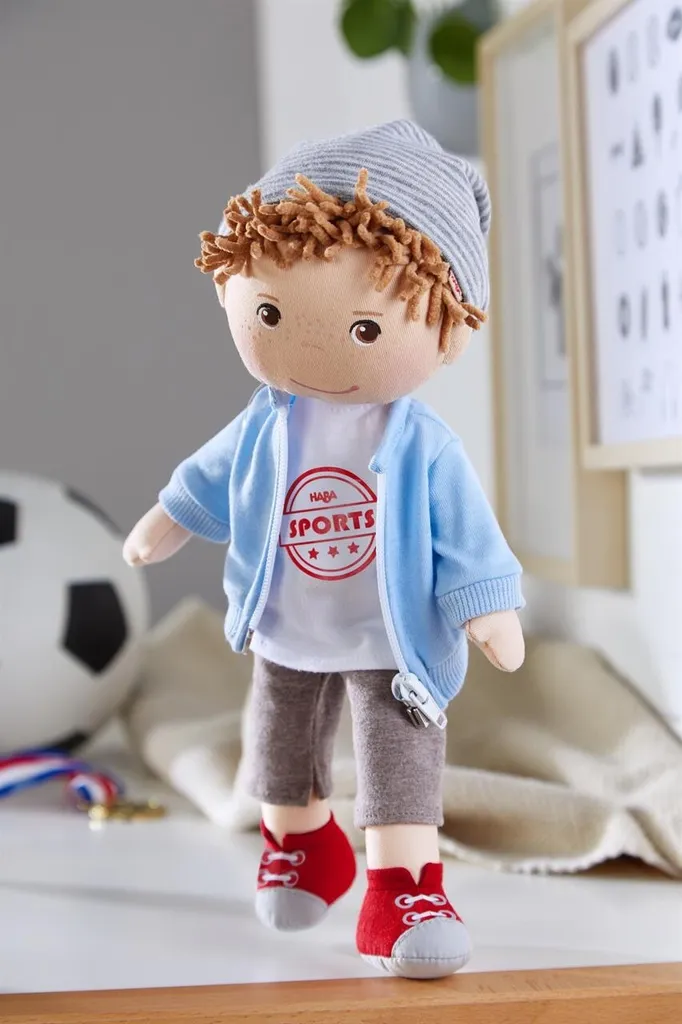 HABA 305971 Puppe Arne, 30cm, Ab 1,5 Jahren, Mit Weichem Körper 4 HABA 305971 Puppe Arne, 30cm, Ab 1,5 Jahren, Mit Weichem Körper – Bild 2