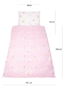Baby Born Baby Bettwäsche | Kinderbettwäsche 135x200 + Kissen 80x80 | 100% Baumwolle Bettwäsche | Bettwäsche Für Kinder Mit Baby Born| Wende-Bettwäsche 135x200 Kinder 2 Seitig Bedruckt -Barbie Store cfe80d82665a2fab2c5f5979d0567220