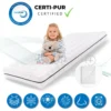Alavya Home® Kindermatratze 80 X 160 Cm COZY Mit Bettlaken Kaltschaummatratze 160x80 Weiß - Inkl. Spannbettlaken -Barbie Store d002905ec42a92f2e3c4ceef1363c246