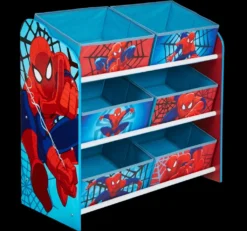 Worlds Appart Spider-Man - Regal Zur Spielzeugaufbewahrung Mit Sechs Kisten Für Kinder, 471SDR 23 Worlds Appart Spider-Man - Regal Zur Spielzeugaufbewahrung Mit Sechs Kisten Für Kinder, 471SDR -Barbie Store d14ca20843b41d4a18af5ce0c6088075