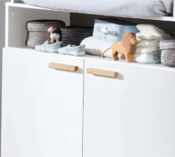 Trendteam Babyzimmer 3-teilige Kombination Mats Weiß Melamin -Barbie Store d251e34c85d39274661563af1e480d87 1