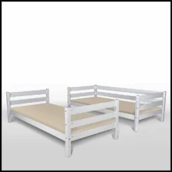 Kinderbett Etagenbett Weiss Hochbett Spielbett Kindeerbett Stockbett 90x200 Cm -Barbie Store d2878fb09776402bb2cf93442276eef0