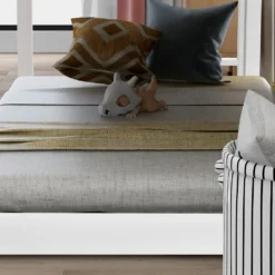 Merax Etagenbett 90x200 Cm Hochbett Mit Treppe Und Lattenrost, Dach Und Rausfallschutz, Kieferholzbett Kinderbett Für 2 Kinder, Weiß -Barbie Store d2dd486da7eeaeea3cbec4780fe8741d