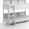 Relita Etagenbett SWAY Mit 2 X Liegeflächen 90x200 Cm, Inkl. Bodenplatte Und Regalen, Ausführung Spanplatte WeißNachbildung -Barbie Store d6f2527895ac0588235899e73ae5dbbb