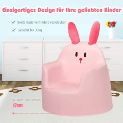COSTWAY Kindersofa Rosa, Kindersessel Babysessel, Geschenk Fuer Maedchen Und Jungen, 6 Monate – 3 Jahre 9 COSTWAY Kindersofa Rosa, Kindersessel Babysessel, Geschenk Fuer Maedchen Und Jungen, 6 Monate – 3 Jahre -Barbie Store d75cf5c7b1b461c4540c7fb5fd0412fa