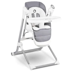 Lionelo Niles 2in1 Hochstuhl Baby Und Baby Wippe Bis 20 Kg Mobile App Steuerung Verstellbare Rückenlehne Und Tablett Grau -Barbie Store d89f845f0fa223570a19dd69dd9b7a42