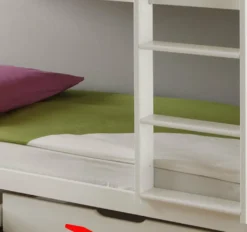 Kinderbett Etagenbett Weiss Hochbett Spielbett Kindeerbett Stockbett 90x200 Cm -Barbie Store d8da7dc5b95a6d3054a6c52e533737a0