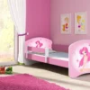 ACMA Jugendbett Kinderbett Junior-Bett Komplett-Set Mit Matratze Lattenrost Und Rausfallschutz Rosa 07 Rosa Fee 180x80 -Barbie Store d8e3541440860d6cf5b76898d10257dd
