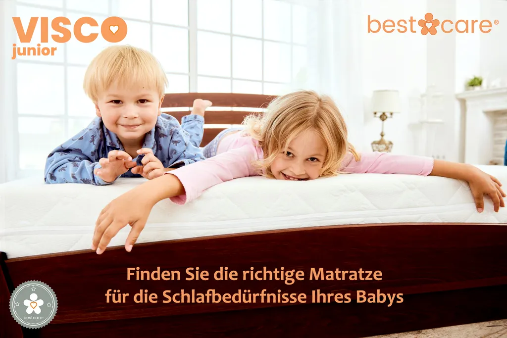BestCare Visco Junior Kindermatratze Babymatratze Matratze Kaltschaummatratze 80x160 X13cm Viskoelastische Memory-Schaum Waschbarer Aloe Vera Bezug Standard 100 By 7 BestCare Visco Junior Kindermatratze Babymatratze Matratze Kaltschaummatratze 80x160 X13cm Viskoelastische Memory-Schaum Waschbarer Aloe Vera Bezug Standard 100 By – Bild 5