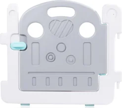 Baby Vivo Laufgitter Aus Kunststoff 12 Elemente Mit Tür In Grau / Weiß - Milo 17 Baby Vivo Laufgitter Aus Kunststoff 12 Elemente Mit Tür In Grau / Weiß - Milo -Barbie Store daf3698218fa2cc28a57fb1dc7320264