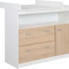 Roba Wickelkommode Mit Wickelansatz, 2 Schubladen, 1 Tür, 1 Offenes Fach, Weiß, Wickelhöhe: 90cm -Barbie Store db6c04c6ae17392170834a95d512d96f