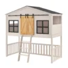 Juskys Kinderbett Farmhaus 90 X 200 Cm Mit Treppe, Dach & Fenster – Hochbett Rosa Für Kinder – Lattenrost Bis 150 Kg – Hausbett Aus Massivholz -Barbie Store dd7d991107988e85665ddffcd0082e5e