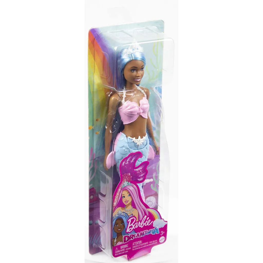 Barbie Dreamtopia Meerjungfrau-Puppe (kurvig, Rosafarbenes Haar), Spielzeug Ab 3 Jahren 11 Barbie Dreamtopia Meerjungfrau-Puppe (kurvig, Rosafarbenes Haar), Spielzeug Ab 3 Jahren – Bild 9