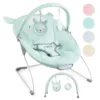 Babywippe Mit Musik Und Vibration Babywiege Schaukelwippe MoMi GLOSSY Lama