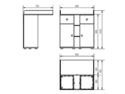 Wickelkommode Schrank Wickeltisch Kommode Wickelauflage Babyzimmer "Floris I" -Barbie Store e1428fe3a3553987fe5f53d92629b4da