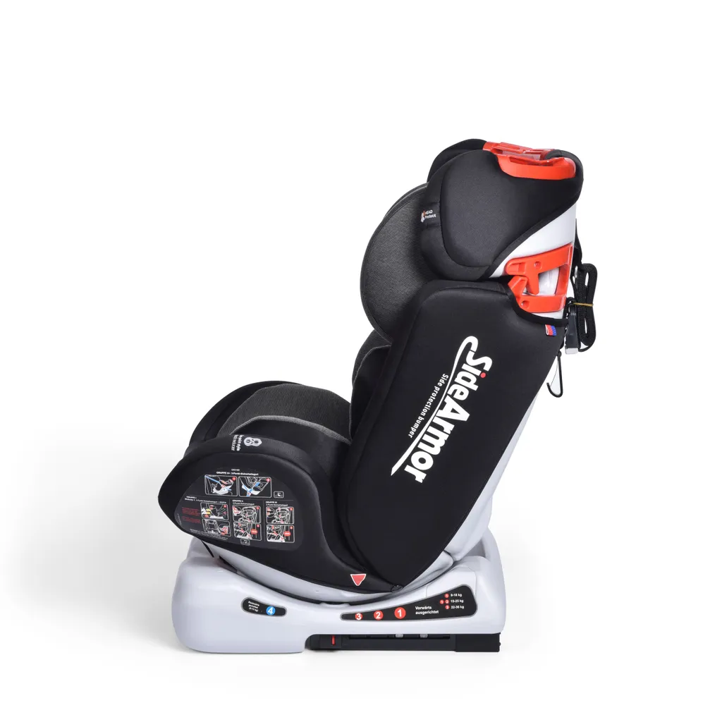 Daliya® Sitorino Kinderautositz 0-36KG Schwarz, Mitwachsender Autositz, Kindersitz GR. 0+1+2+3, Isofix Fix, Top Tether, 5 Punkt Sicherheitsgurt, 2x Isofix Einbauhilfe…… 9 Daliya® Sitorino Kinderautositz 0-36KG Schwarz, Mitwachsender Autositz, Kindersitz GR. 0+1+2+3, Isofix Fix, Top Tether, 5 Punkt Sicherheitsgurt, 2x Isofix Einbauhilfe…… – Bild 7