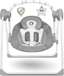 Lionelo Ruben Baby Wippe Babyschaukel Elektrisch Mit Liegefunktion Von 0 Bis 9 Kg Moskitonetz Kuscheltierbügel Dunkelgrau-Türkis -Barbie Store e38d10560cea2a5e916c8b1b6246dccf