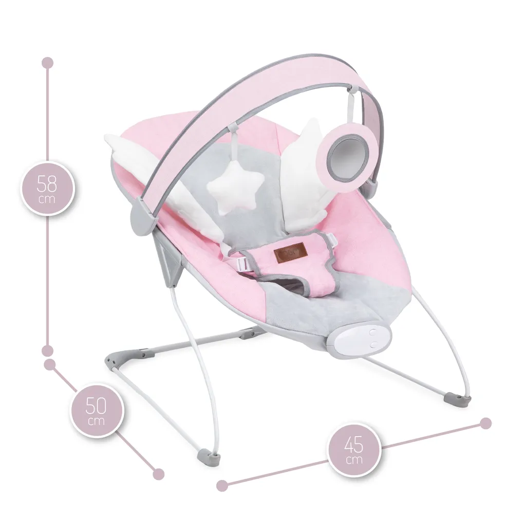 Babywippe Baby Schaukelstuhl Mit 5 Schwingungsamplituden Musik Timing Und Bluetoothfunktion Momi TULI 8 Babywippe Baby Schaukelstuhl Mit 5 Schwingungsamplituden Musik Timing Und Bluetoothfunktion Momi TULI – Bild 6