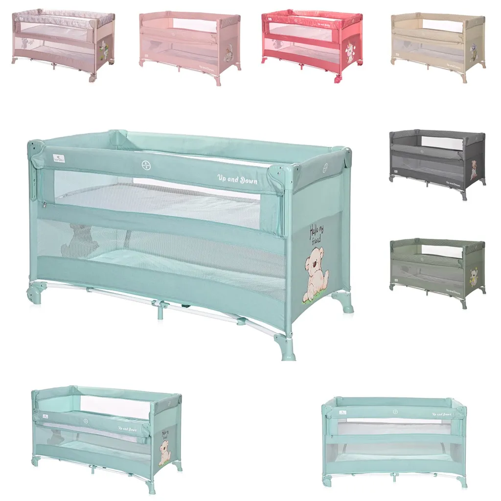Lorelli Baby Reisebett Up´n Down, Öffnung, 2 Ebenen, Tragetasche, Mit Rädern Blau 3 Lorelli Baby Reisebett Up´n Down, Öffnung, 2 Ebenen, Tragetasche, Mit Rädern Blau
