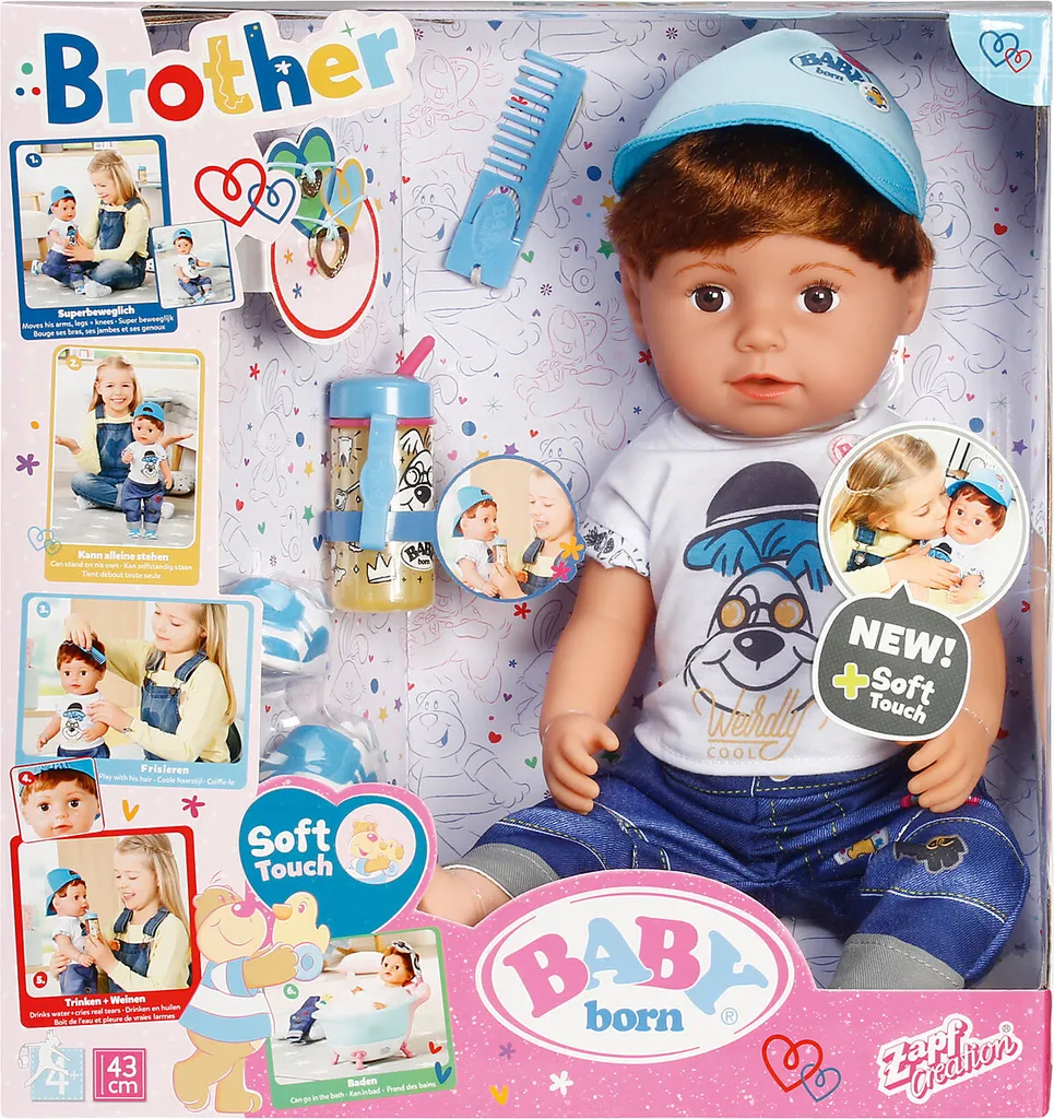 Zapf Creation Zapf BABY Born? Soft Touch Brother 43 Cm| 827826 14 Zapf Creation Zapf BABY Born? Soft Touch Brother 43 Cm| 827826 – Bild 12