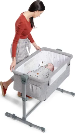 NESTE UP 3 In 1-Beistellbett Von Kinderkraft Beige -Barbie Store e4475cd60fe4fb037e487c4875f0a59b