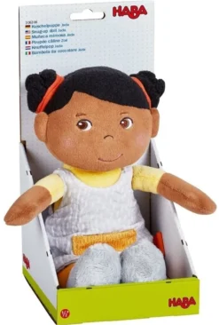 HABA Kuschelpuppe Jada, Stoffpuppe, Plüschpuppe, Puppe, Ab 6 Monaten, 306306 8 HABA Kuschelpuppe Jada, Stoffpuppe, Plüschpuppe, Puppe, Ab 6 Monaten, 306306 -Barbie Store e46d59dda34b1f2448871dc4cf1d6297