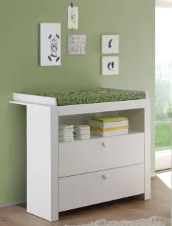 Trendteam Babyzimmer 4-teilige Kombination Olivia/Julie Weiß -Barbie Store e58edf217063d7c652a17ed1b86d8693