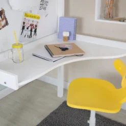 Homestyle4u 1899, Kinder Hochbett Mit Schreibtisch, Kinderbett 90x200 Cm Weiß, Holz Kiefer -Barbie Store e5ded3fe8a711fcf10f2ddeb5028ab6e