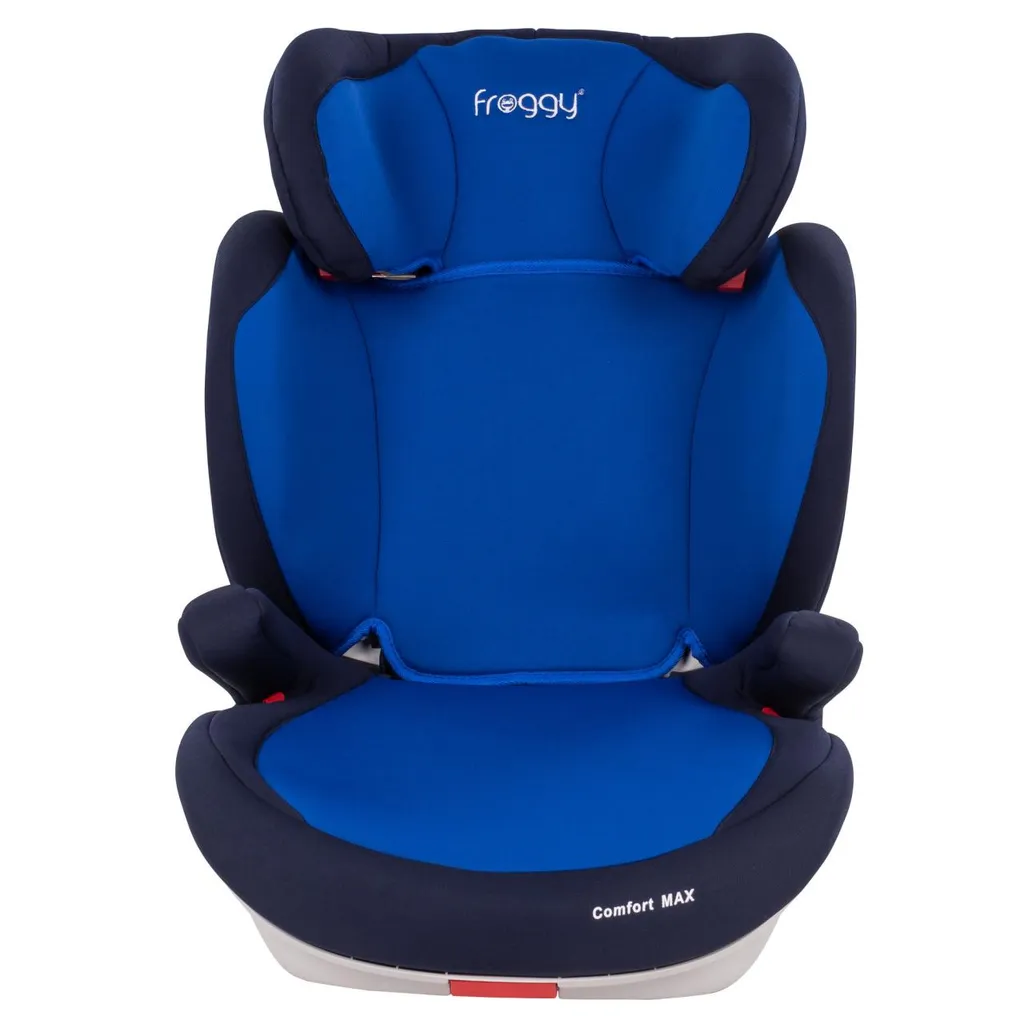 Froggy® Autokindersitz Mit ISOFIX Gruppe II/III + Sicherheitsnorm ECE R44/04 + 5-Punkte-Sicherheitsgurt Verstellbare Kopfstütze+Rückenlehne Blau 4 Froggy® Autokindersitz Mit ISOFIX Gruppe II/III + Sicherheitsnorm ECE R44/04 + 5-Punkte-Sicherheitsgurt Verstellbare Kopfstütze+Rückenlehne Blau – Bild 2