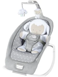 Ingenuity Baby Babywippe Cuddle Lamb Babywippen Wippen Schaukel Babywippe Babyschaukel Kinderschauel Elektrische Wippe Elektrowippe Räumungsverkauf