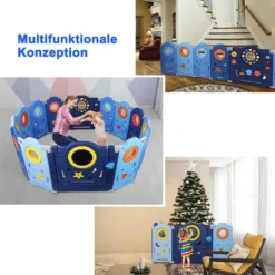 YOLEO Laufgitter Laufstall Baby Absperrgitter Krabbelgitter Schutzgitter Für Kinder Aus Kunststoff Mit Tür Spielzeugboard 14-Paneele Mit Uhr Tafel 25 YOLEO Laufgitter Laufstall Baby Absperrgitter Krabbelgitter Schutzgitter Für Kinder Aus Kunststoff Mit Tür Spielzeugboard 14-Paneele Mit Uhr Tafel -Barbie Store e88126f15598f703a23dbebb5b5aec52