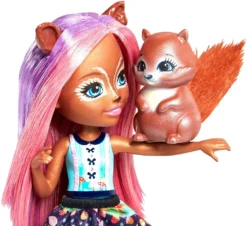 MATTEL Enchantimals Eichhörnchen-Mädchen Sancha Squirrel Puppe 11 MATTEL Enchantimals Eichhörnchen-Mädchen Sancha Squirrel Puppe -Barbie Store e8c26c57a720edcae9ea9f1e47790b32
