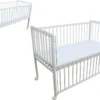 Kinderbett / Beistellbett / Babybett 2in1 120x60cm Mit Matratze Weiß -Barbie Store e9ce36429a64035e58e8aa4670d0d183