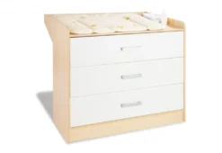 Wickelkommode Wickeltisch Ahorn-creme