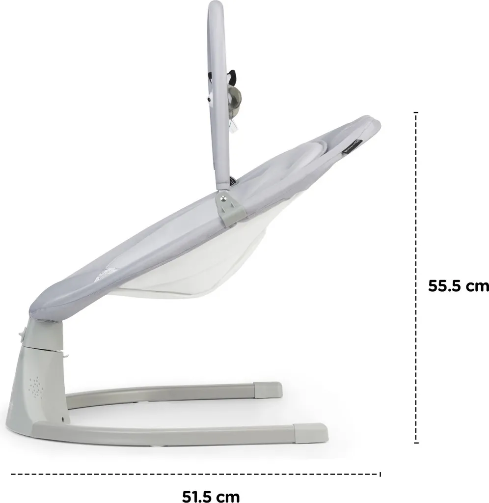 Kinderkraft Baby Rocker LULI Gray 9 Kinderkraft Baby Rocker LULI Gray – Bild 7