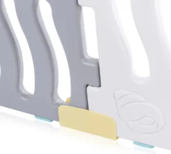 Baby Vivo Laufgitter Aus Kunststoff 12 Elemente Mit Tür In Grau / Weiß - Milo 21 Baby Vivo Laufgitter Aus Kunststoff 12 Elemente Mit Tür In Grau / Weiß - Milo -Barbie Store ea7a7f7dfa00b3a83405af44c14d03db