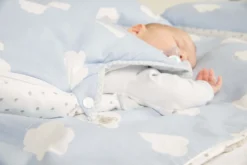 Roba Schlafsack, 90cm, Ganzjahres Babyschlafsack, Atmungsaktive Baumwolle, 'Kleine Wolke Blau' -Barbie Store ebef033ecb72db1172ad438596754550