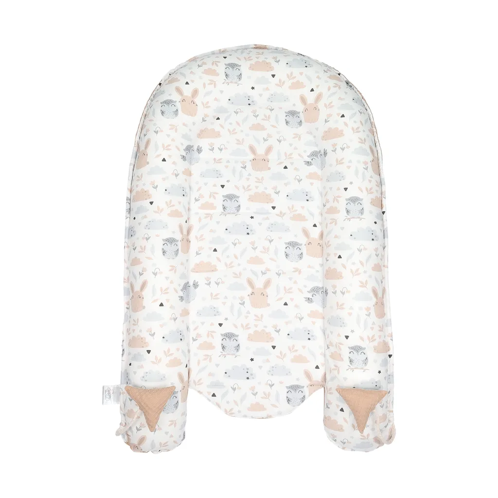 Babynestchen Set Neugeborene 90x50 Cm Waffelbaumwolle - Kuschelnest Baby Nestchen 5-teilig Kokon Eule Braun 8 Babynestchen Set Neugeborene 90x50 Cm Waffelbaumwolle - Kuschelnest Baby Nestchen 5-teilig Kokon Eule Braun – Bild 6