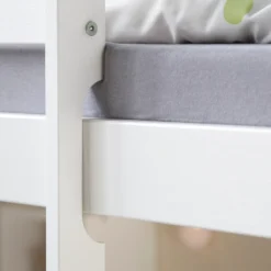 Homestyle4u 1899, Kinder Hochbett Mit Schreibtisch, Kinderbett 90x200 Cm Weiß, Holz Kiefer -Barbie Store ec336ea6d7cf81fdb1a73e76d483ce7a