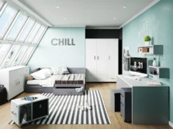 Miami Kombi-Kinderbett 70x140cm, 3x Höhenverstellbar, Flachstäbe Inkl 3 Schlupfprossen 18 Miami Kombi-Kinderbett 70x140cm, 3x Höhenverstellbar, Flachstäbe Inkl 3 Schlupfprossen -Barbie Store edcd909acf65d35ad512241b250af2d6