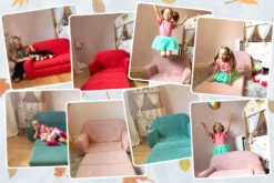 Kindersofa "MINI" Zum Aufklappen PIK Türkis W386 58 FORTISLINE -Barbie Store ef0ecd9c3a4c4e036ded0dadcc4d6ce2