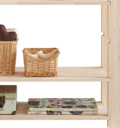 Selsey Kinderregal JAFARI - Standregal In Hausform Aus Kiefernholz Mit 3 Ablagen, Ca. 126x113x40 Cm -Barbie Store f09814059cd9d06a78314fe2d2a0f537