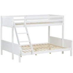 Homestyle4u 1898, Kinderbett Etagenbett 90x200 Und 140x200 Jugendbett Hochbett Weiß Holz -Barbie Store f1c58c26cf9cd91f62284905508bafbf
